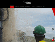 Tablet Screenshot of boreholemachinery.co.za